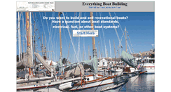 Desktop Screenshot of newboatbuilders.com